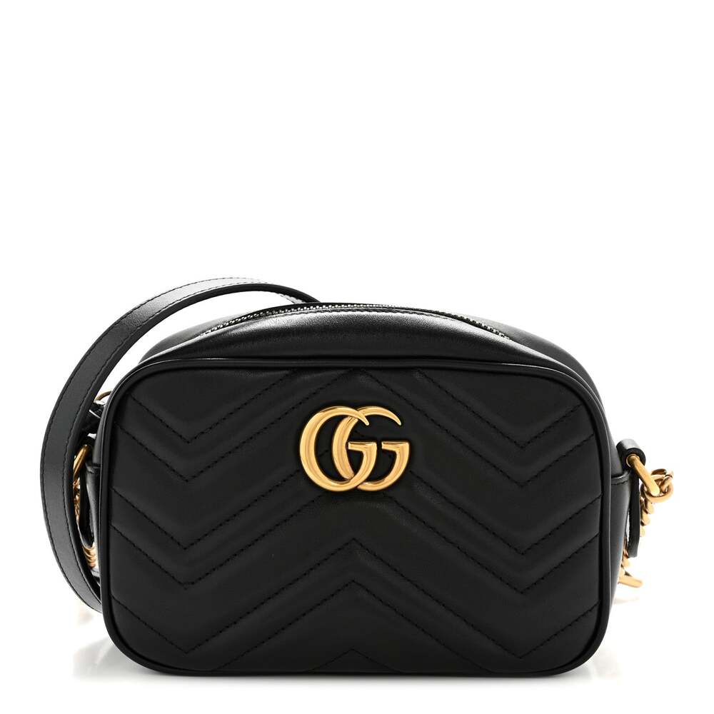 Gucci Calfskin Matelasse Mini Gg #258519G10B